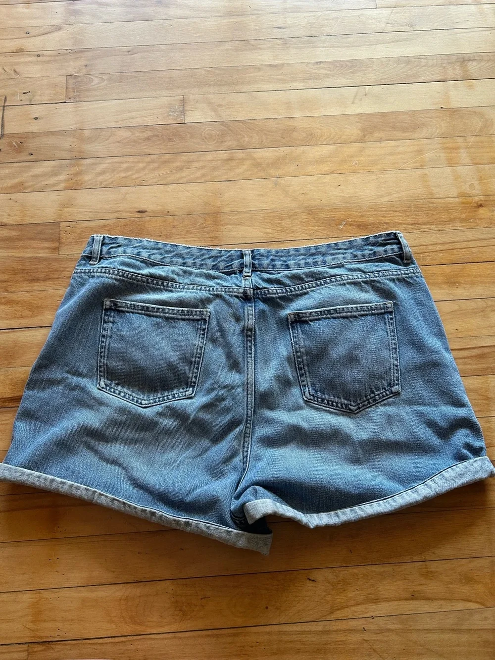 ASOS High-Rise Denim Shorts